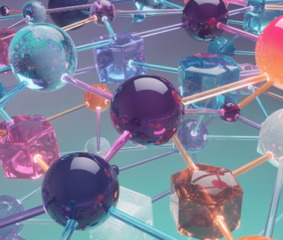 Interconnected orbs representing leadership